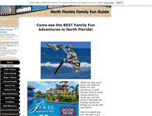 Tablet Screenshot of north-florida-family-fun-guide.com